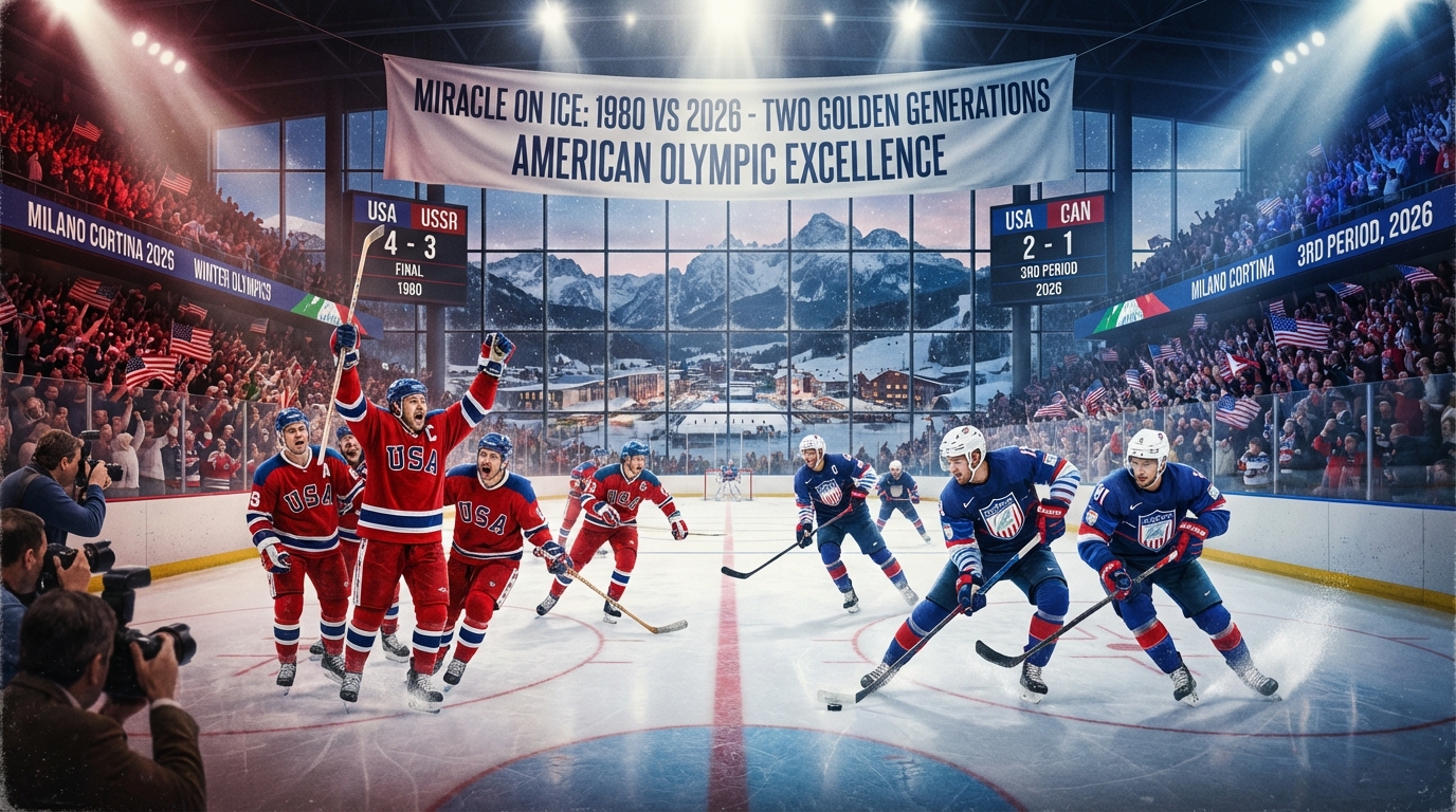 Miracle on Ice 1980 vs 2026: Two Golden Generations Compared
