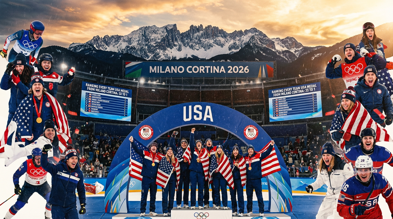 Ranking Every Team USA Medal from Milano Cortina: 33 to 1