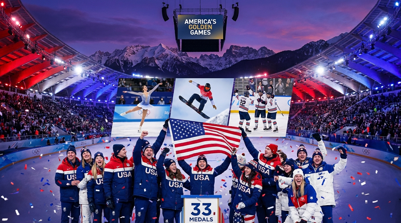 America's Golden Games: 33 Medals in Milano Cortina