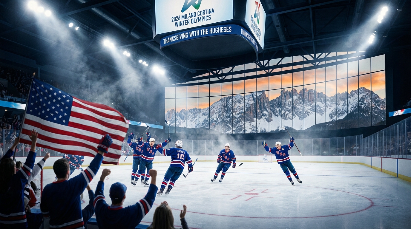 Thanksgiving with the Hugheses: Inside America's First Family of Hockey