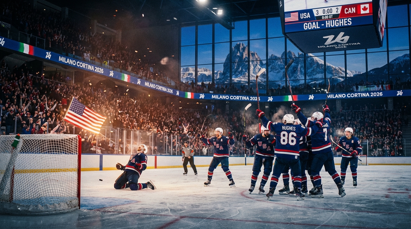 Jack Hughes and the Goal That Stopped a Nation