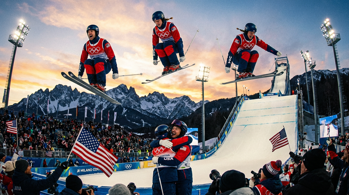 Flying Together: The Mixed Team Aerials Gold
