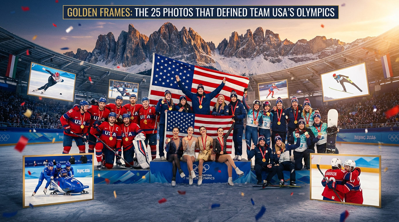 Golden Frames: The 25 Photos That Defined Team USA's Olympics